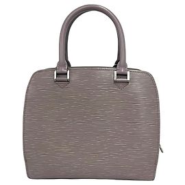 Bolsa Louis Vuitton Pont Neuf em couro Epi Roxo