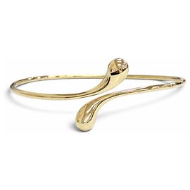Autre Marque Pulsera rígida Teardrop Elsa Peretti de Tiffany & Co. Dorado