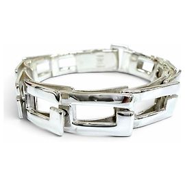 Bracciale rigido GUCCI Vintage 925 Square G Accessory Argento