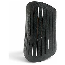 Hermès Bracelete Reversível em Couro Hermes Ajure Petit H Marrom Preto