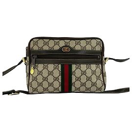 Bolsa de Ombro Gucci Vintage Sherry Line Marrom