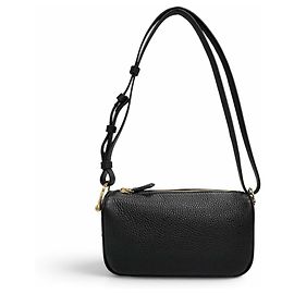 Borsa a tracolla in pelle Gucci Half Horsebit Nero