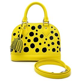 Borsa Louis Vuitton Alma BB Nero Giallo