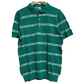 Autre Marque Polo em malha jacquard com logótipo Jack Bunny Verde
