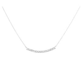 Autre Marque Collar de Diamantes Au750 Plata