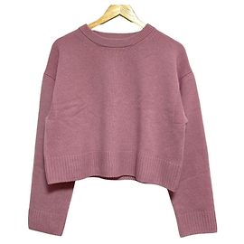 Autre Marque Jersey de punto de lana Demi-Luxe BEAMS Rosa