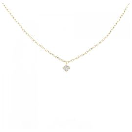 Autre Marque Au750 Diamond Necklace Golden