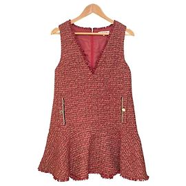 Autre Marque Vestido de Tweed Apuweiser-riche Roja