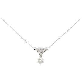 Autre Marque Collana di diamanti PT900 PT850 Argento