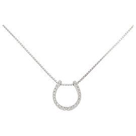 Autre Marque Colar Horseshoe Au750 Diamantes Prata