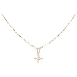 Autre Marque Colar de Diamantes Au750 Rosa