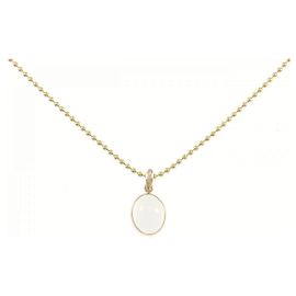 Autre Marque Collier en pierre de lune Au750 Doré