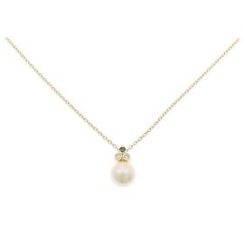 Autre Marque Collar de Perlas Akoya Au750 Dorado