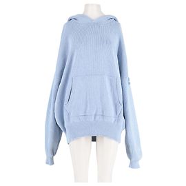 Autre Marque ALO Hoodie aus hellblauer Baumwolle Blau