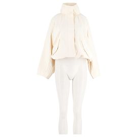 Cos Cropped Jacket White White