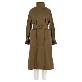SéZane Baumwollmantel in Khaki Khaki