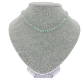 J.Crew Colar de pérolas verdes e transparentes Verde