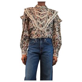 Isabel Marant Etoile Blusa floral multicolor reign - size UK 8 Multicolor
