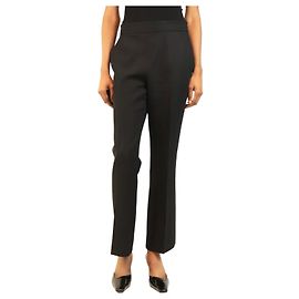 Gucci Schwarze gerade geschnittene Hose - Größe UK 8 Schwarz