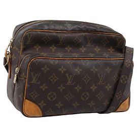 LOUIS VUITTON Monogram Nile Shoulder Bag M45244 LV Otro