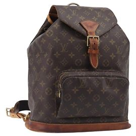 LOUIS VUITTON Monogram Montsouris GM Backpack M51135 LV Other
