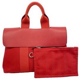 Hermès Hermes Valparaiso PM Tote Bag Red