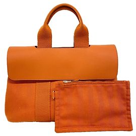 Hermès Hermes Valparaiso PM Tote Bag Orange