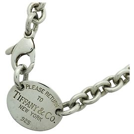 Autre Marque Colar Tiffany & Co. Return to Oval em prata de lei Outro