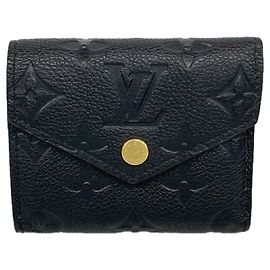 Louis Vuitton Tri-fold Wallet in Noir Black