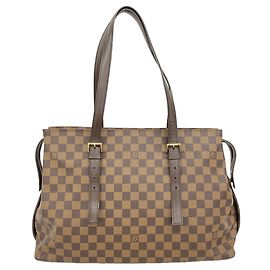 Bolso de hombro Louis Vuitton Damier Chelsea Damier ebene
