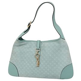 Sac à épaule Gucci en daim vert clair Vert clair