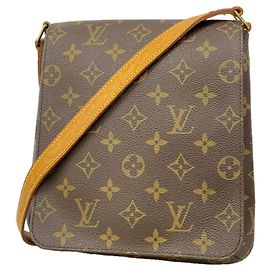 Borsa a tracolla Louis Vuitton Monogram Musette Tango Marrone
