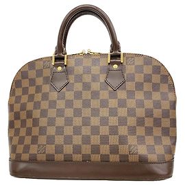 Louis Vuitton Damier Alma Handtasche Damier ebene