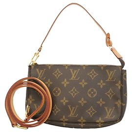 Louis Vuitton Monogram Pochette Accessoires Brown