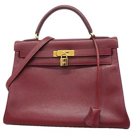 Hermès Borsa Hermes Kelly 32 in Rouge H Rosso