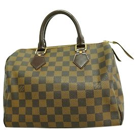 Louis Vuitton Damier Speedy 25 Handbag Damier ebene