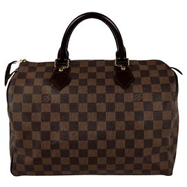 Louis Vuitton Damier Speedy 30 Handtasche Damier ebene