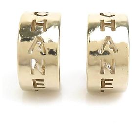 Chanel Gold Clip-On Ohrringe Golden