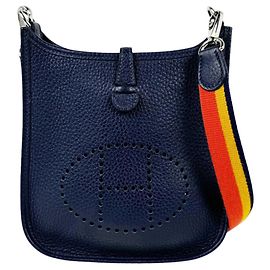 Hermès Borsa a tracolla Hermes Evelyne TPM Blu