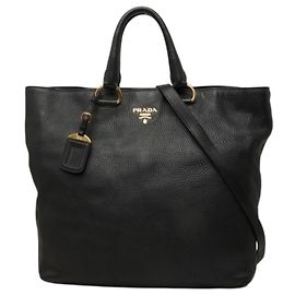Borsa Tote Prada Vitello Phoenix Nero