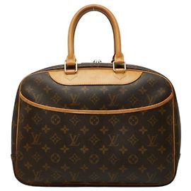 Sac à main Louis Vuitton Monogram Deauville Marron