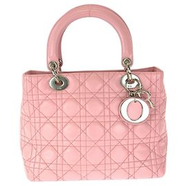 Sac à main Christian Dior Dior Cannage Lady Rose