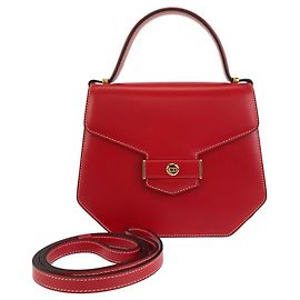 Christian Dior Handtasche aus rotem Leder Rot