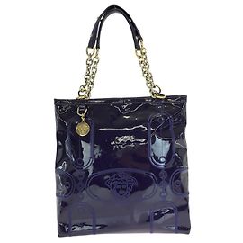Versace Medusa Tote Bag Lila