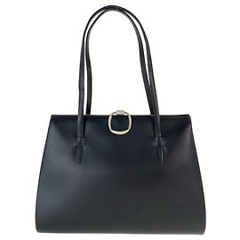 Loewe Black Leather Coin Purse Tote Bag Black