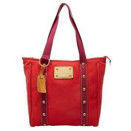 Borsa Tote Louis Vuitton Antigua Cabas MM Rosso