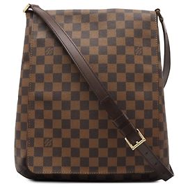 Louis Vuitton Brown Damier Ebene Musette Salsa GM Marron
