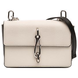 Alexander Wang Sac Crossbody Hook en cuir bicolore White Small Blanc