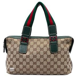 Sac à main Gucci Beige GG Canvas Web Pop Beige