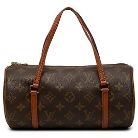 Louis Vuitton Brown Monogram Papillon 26 Castaño